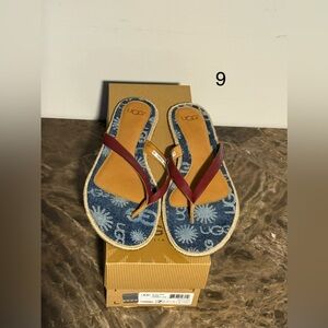 UGG Australia Allaria Denim Sandals. Brand New and In Original Packaging.